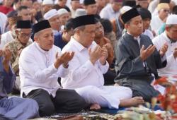 Plt Gubri Diagendakan Sholat Idul Fitri di Laman Kantor Gubernur Riau